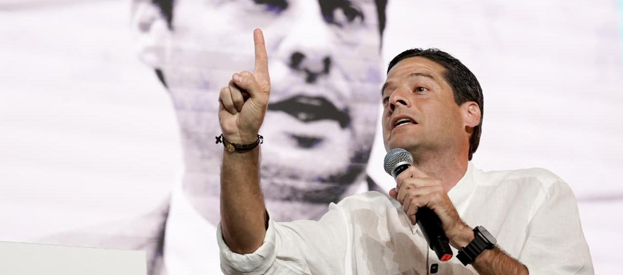 El senador y precandidato presidencial Mauricio Gómez Amín.