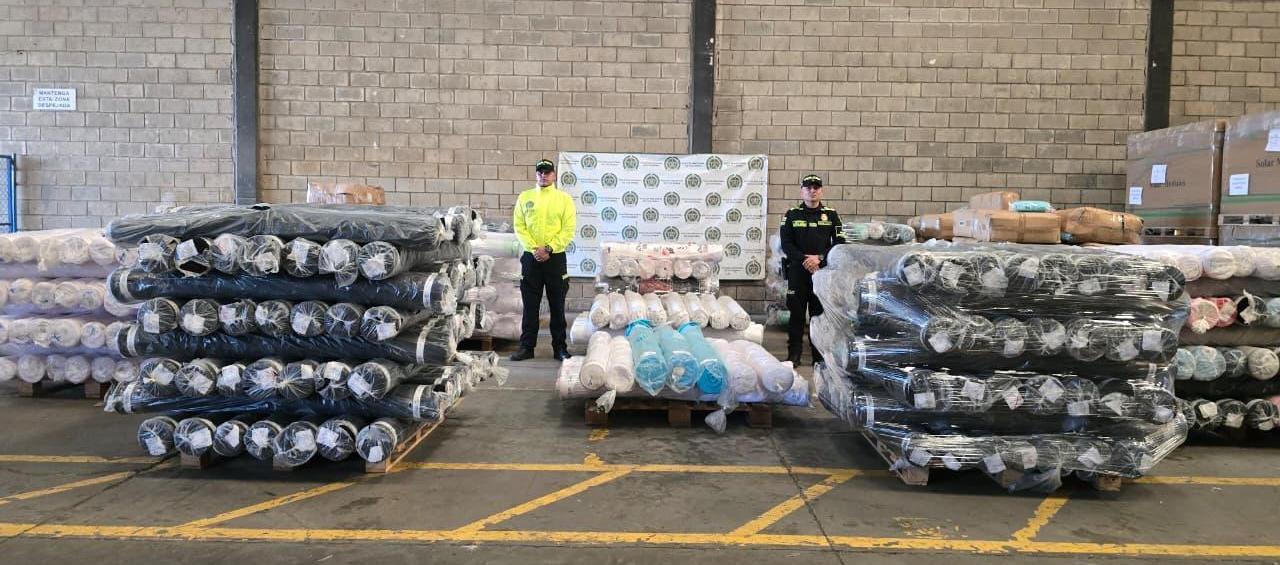 Mercancía de contrabando aprehendida en Barranquilla