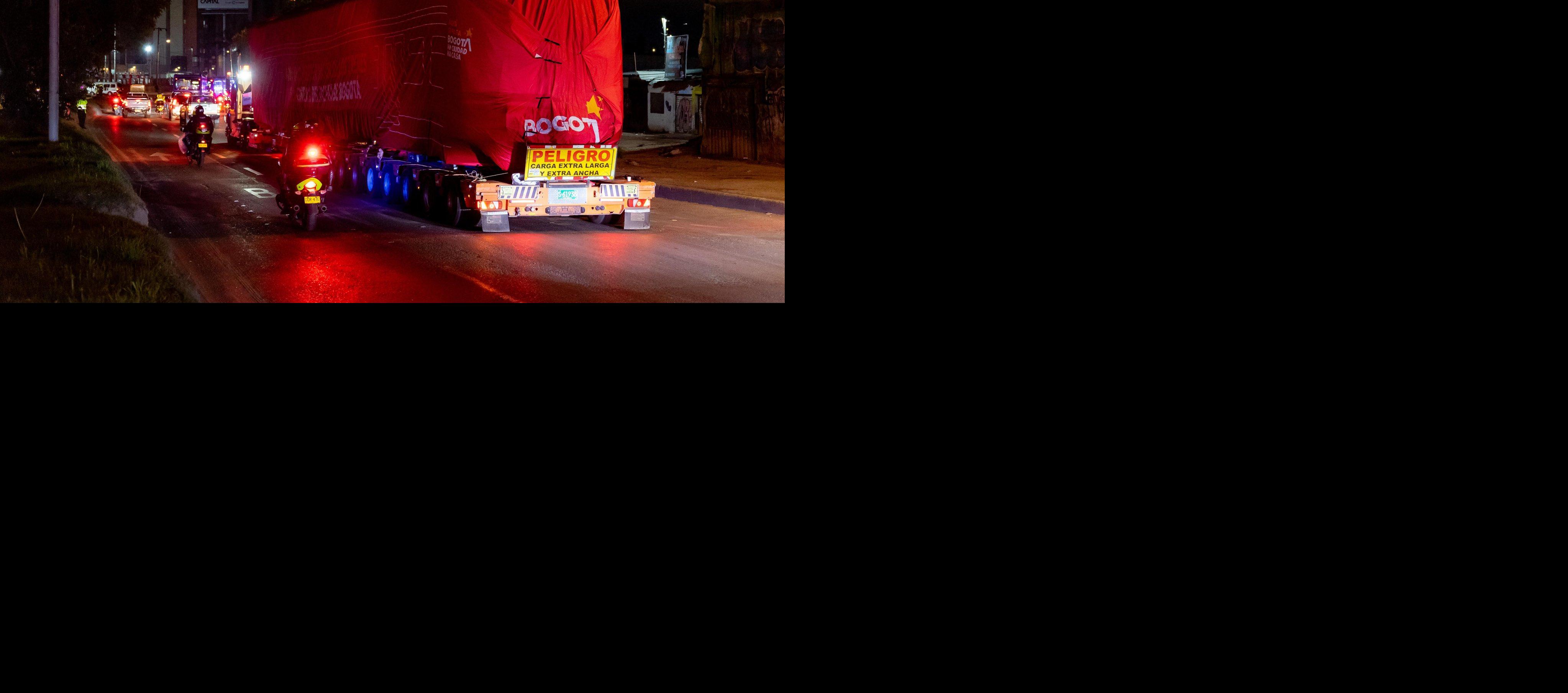 La llegada de los primeros vagones.