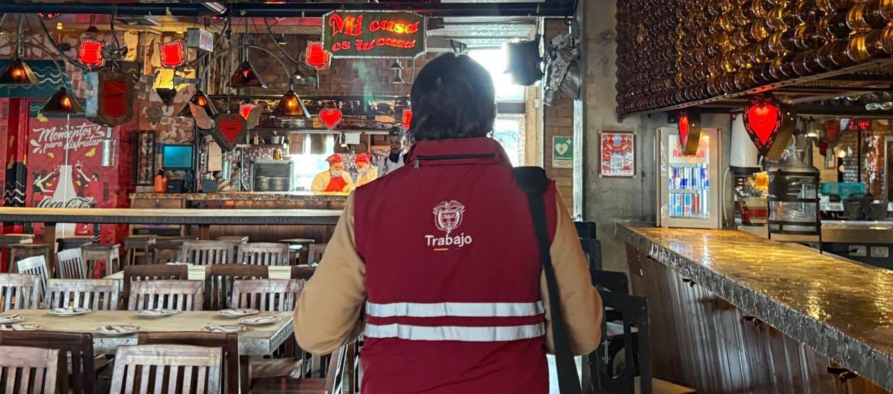 Imagen de la inspección del Ministerio de Trabajo.