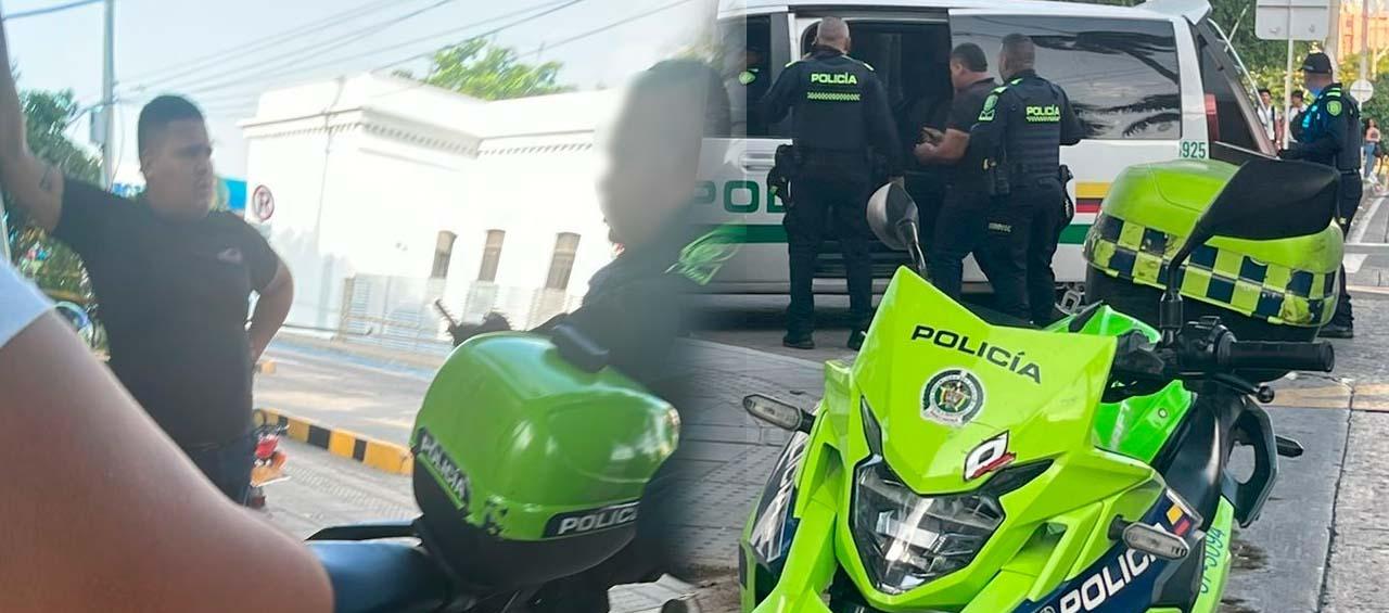 Edue Shai De la Torre Bermúdez  cuando fue requerido por la Policía en el taller donde labora. 