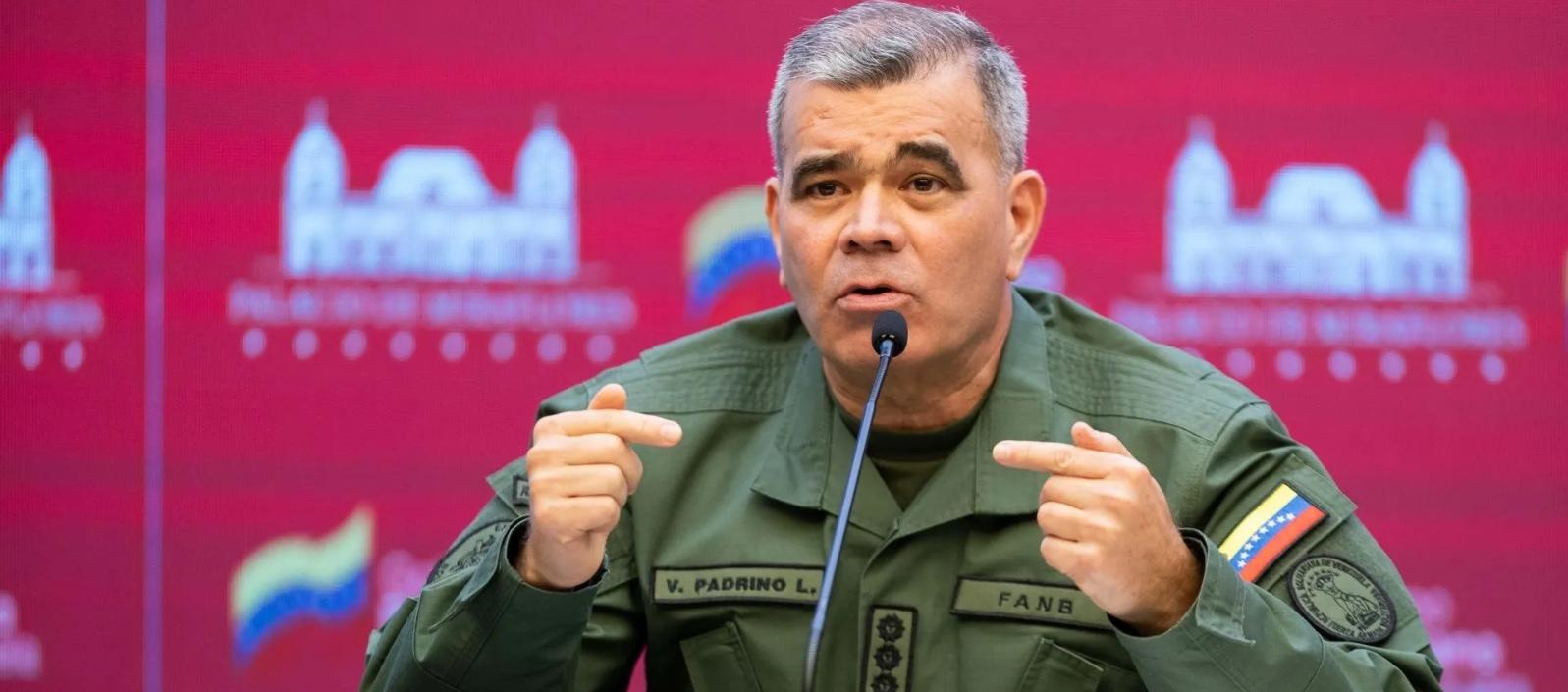 El ministro venezolano de Defensa, Vladimir Padrino López.