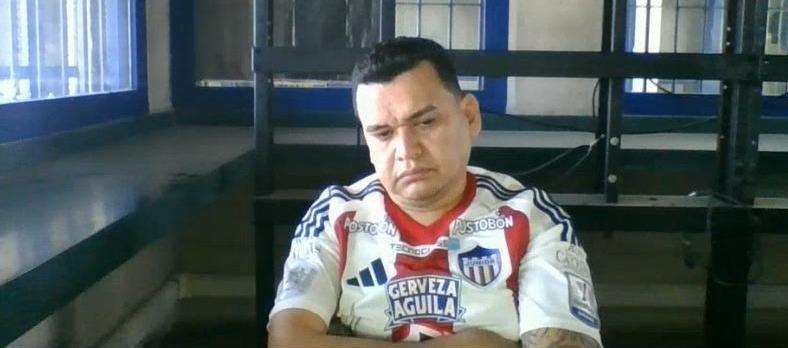 Digno Palomino durante las audiencias virtuales. 