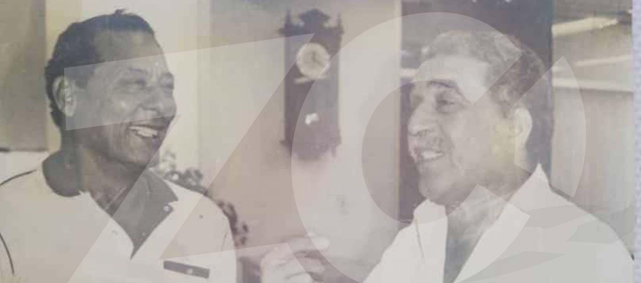 Pedro Acosta con el Premio Nobel, Gabriel García Márquez