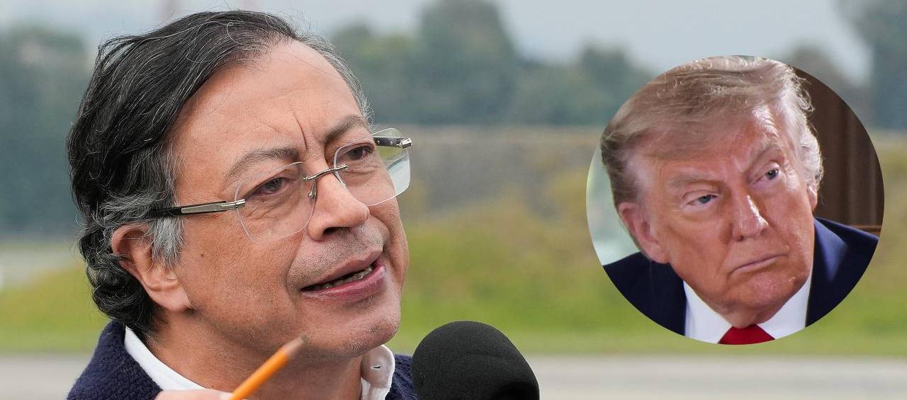 El Presidente Gustavo Petro / Donald Trump.