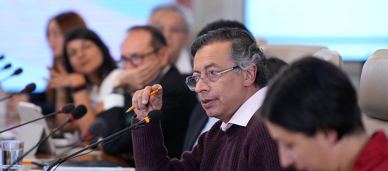 El Presidente de la República, Gustavo Petro.