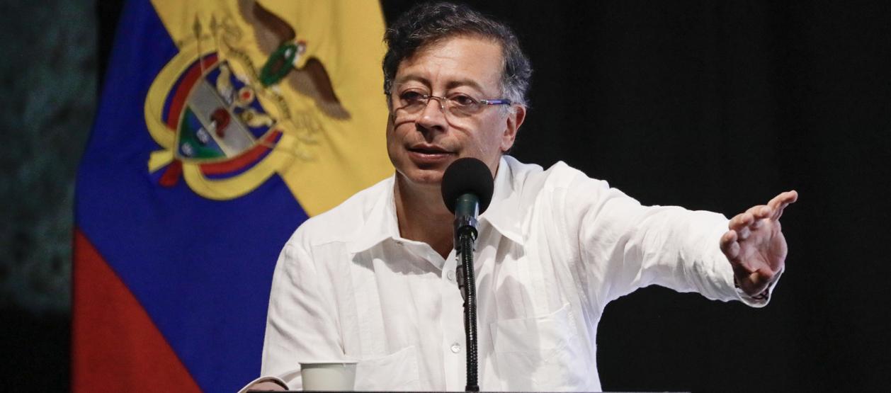 El Presidente colombiano, Gustavo Petro.