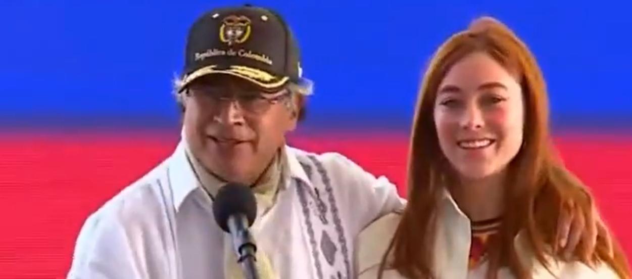 Gustavo Petro y Gloria Miranda.