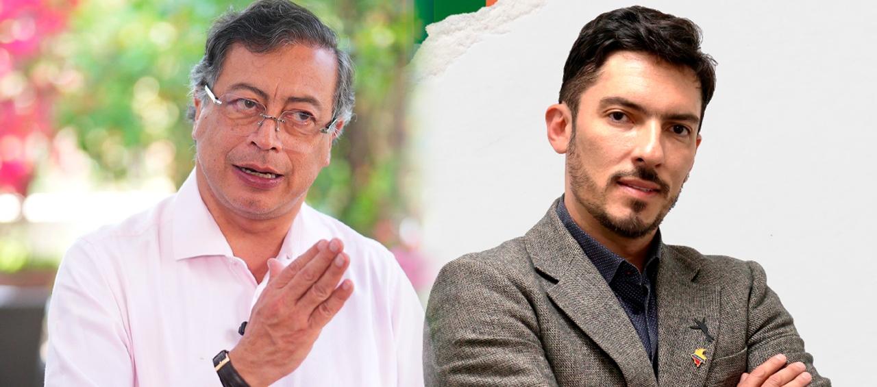 Presidente Gustavo Petro y Juan Carlos Florián, ministro de la Igualdad. 