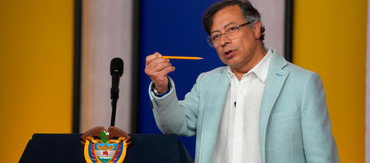 Presidente Gustavo Petro. 