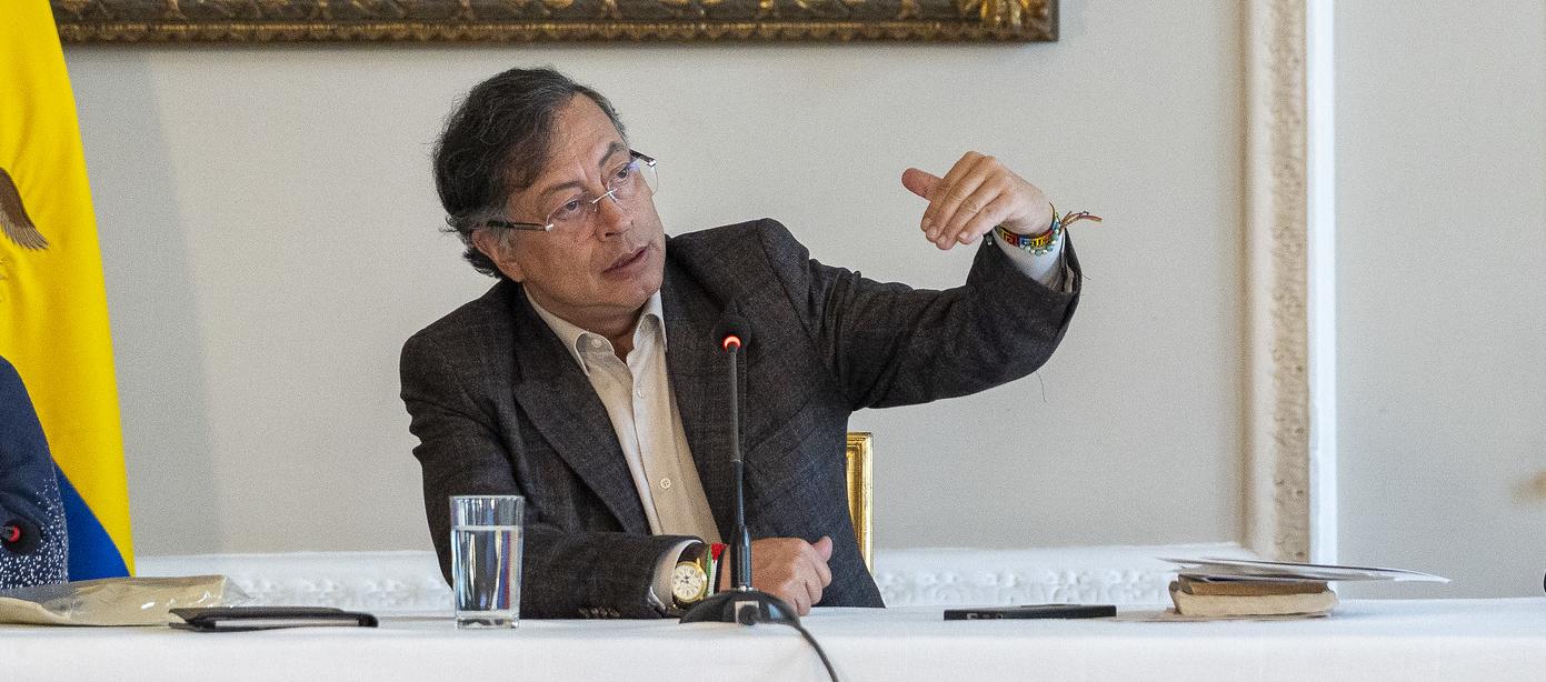 El Presidente Gustavo Petro.