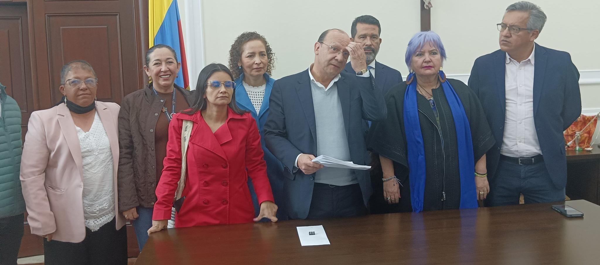 Radicación de la reforma tributaria.