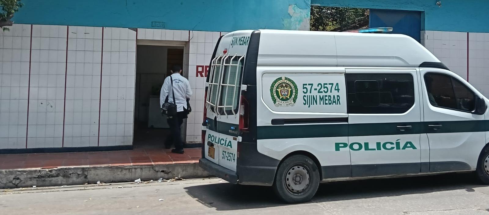 Lugar donde fue hallada una de las víctimas en San Roque.