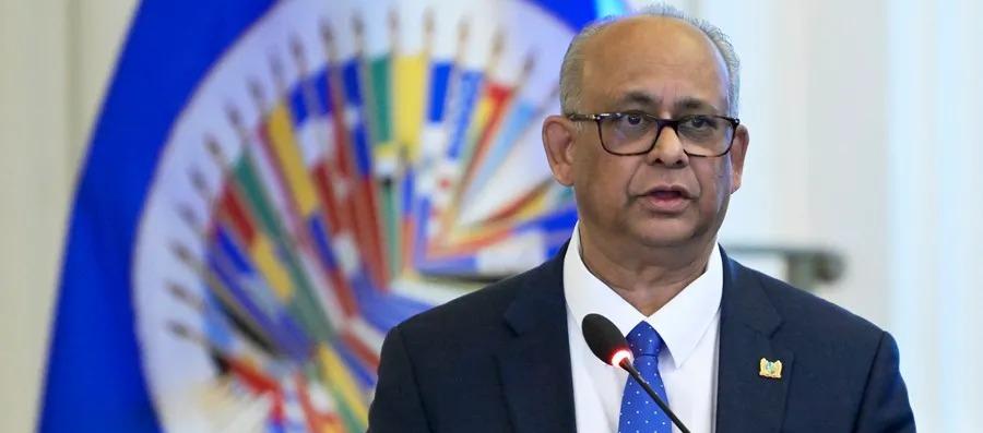 Secretario general de la OEA, Albert Ramdin.