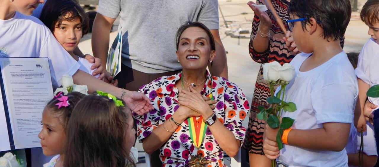 Silvia Pinedo fue la gran homenajeada en la Semana de la primera infancia: Veo, Veo. 