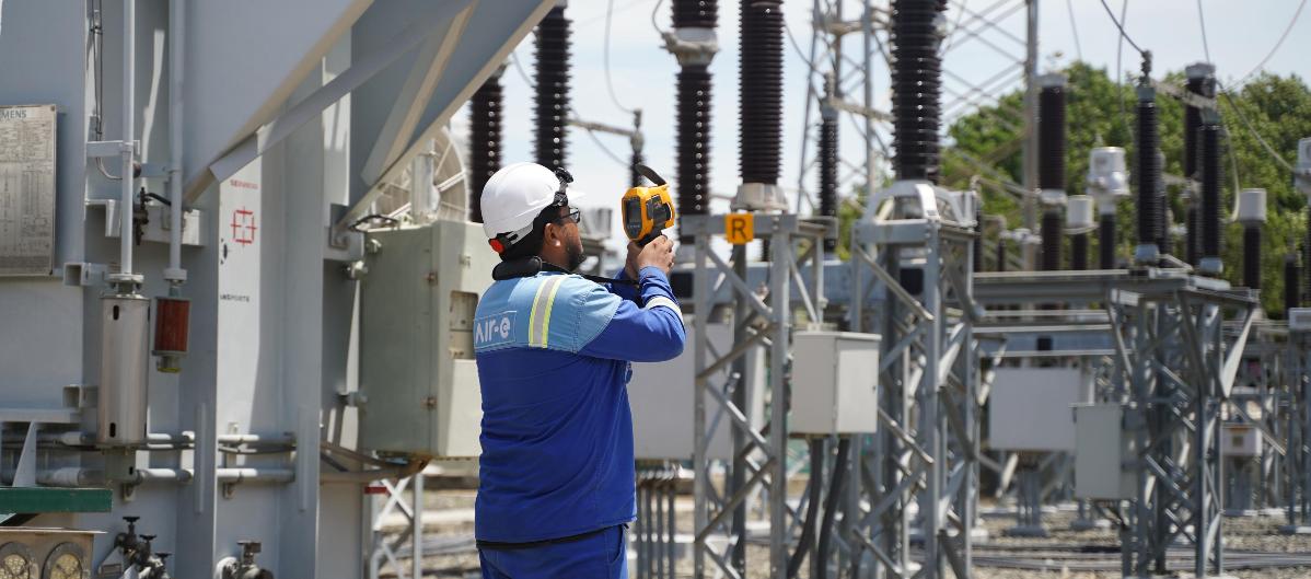 Estación de energía en Magdalena. 