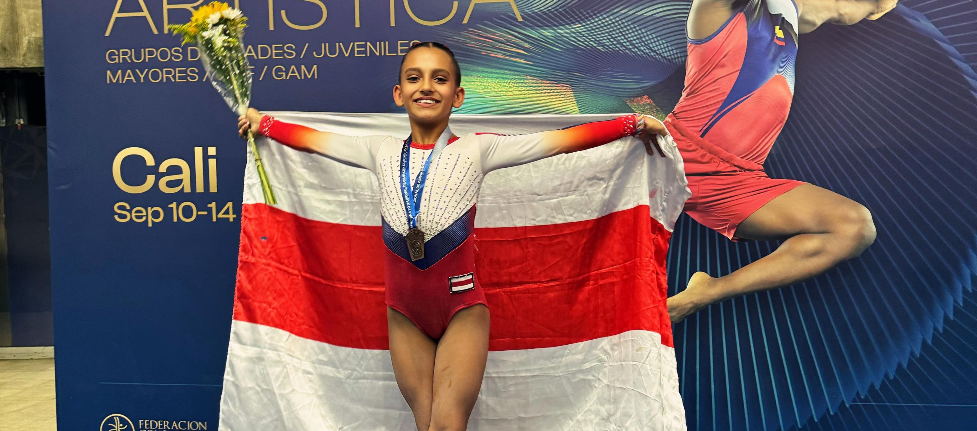 Antonella Álvarez, Dugarte, gimnasta atlanticense.