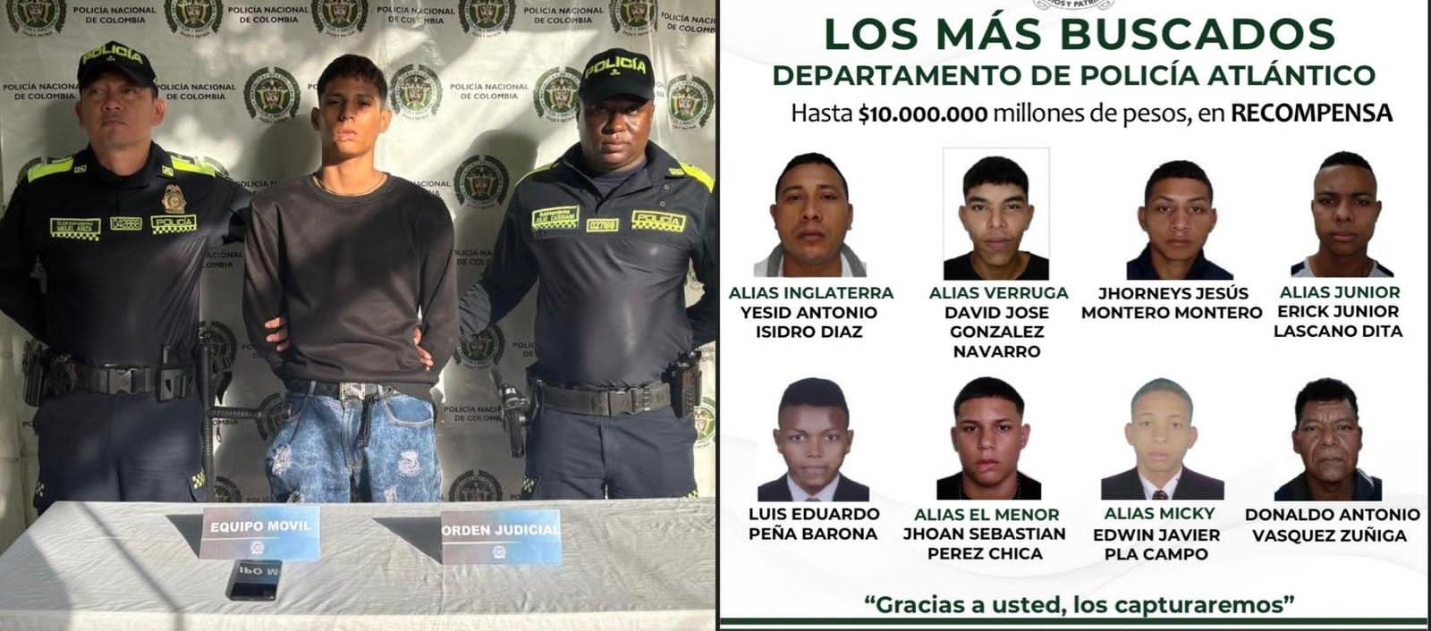 Johan Sebastián Pérez Chica, alias 'El menor'.