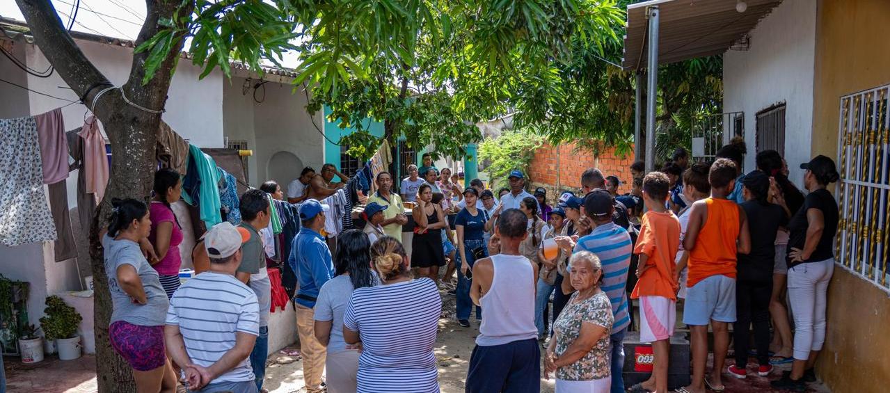 Jornada de censo para familias damnificadas en Soledad. 