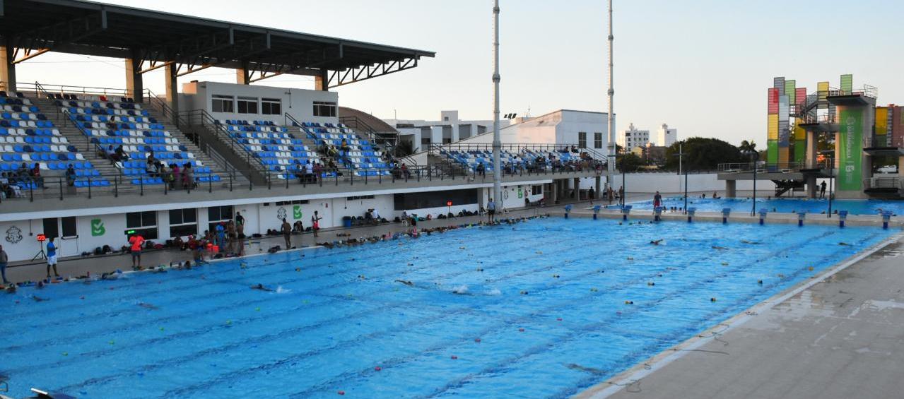 Complejo Acuático Eduardo Movilla, en Barranquilla. 