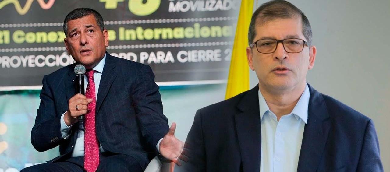 Alcalde Dumek Turbay y Óscar Torres, presidente de la ANI.
