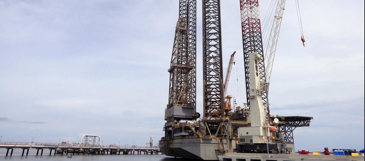 Exploración de hidrocarburos. Imagen de referencia