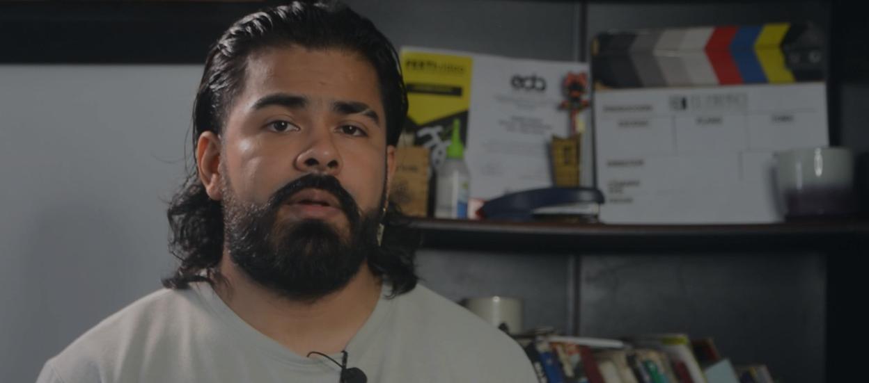 Yeiser García, estudiante de la EDA. 