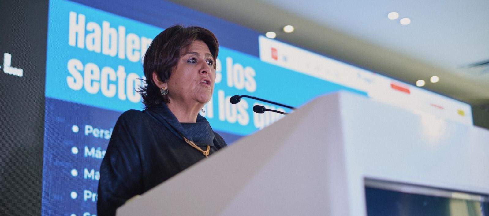 María Lorena Gutiérrez, presidenta del Grupo Aval. 