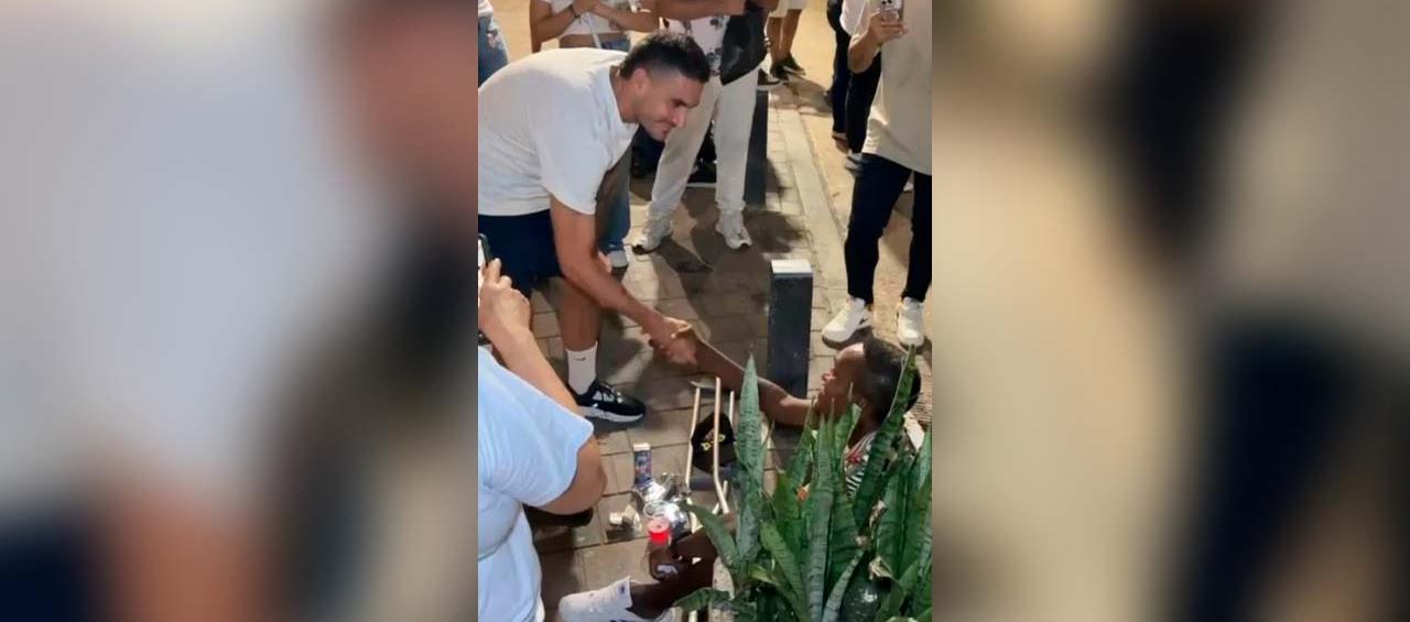 Guillermo Celis participando de La Mancha Blanca