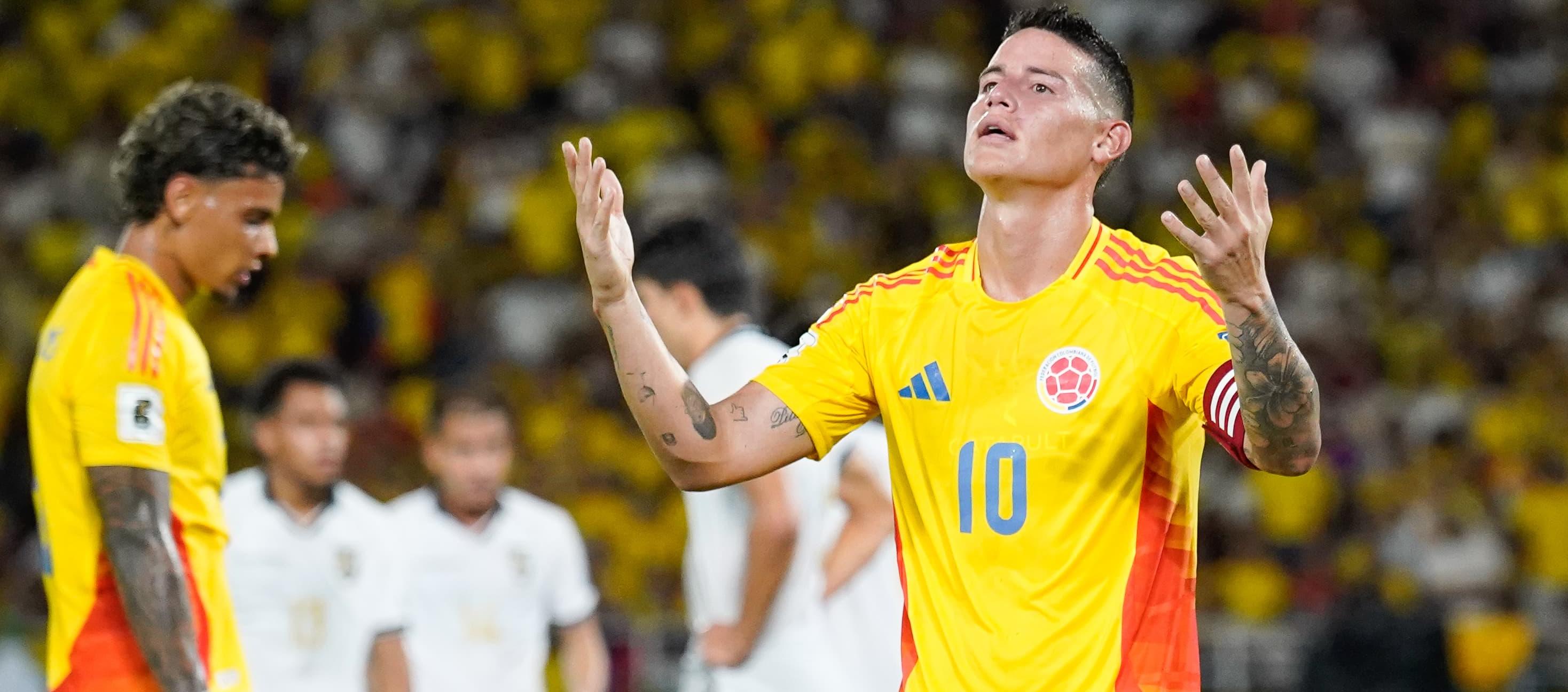 James Rodríguez disputaría en 2026 el tercer Mundial de su carrera.