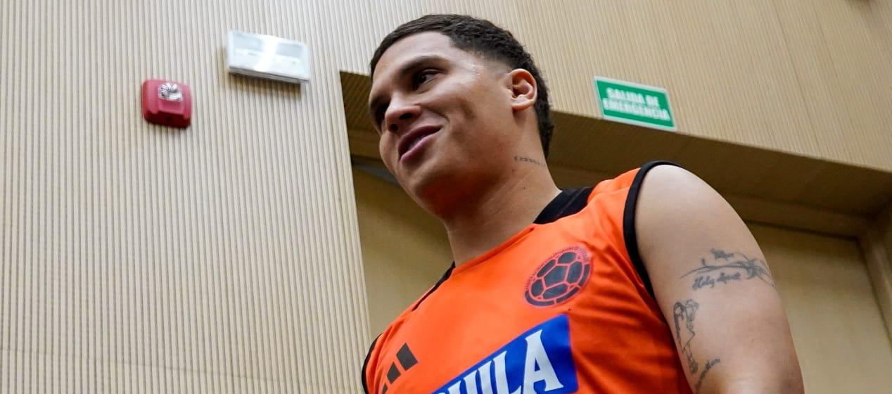 Juan Fernando Quintero, mediocampista de River Plate y de la Selección Colombia.