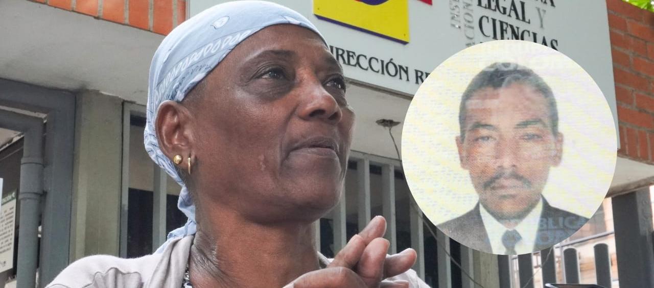 Nury Mercedes, madre del fallecido José Felipe Crespo Ortiz. 