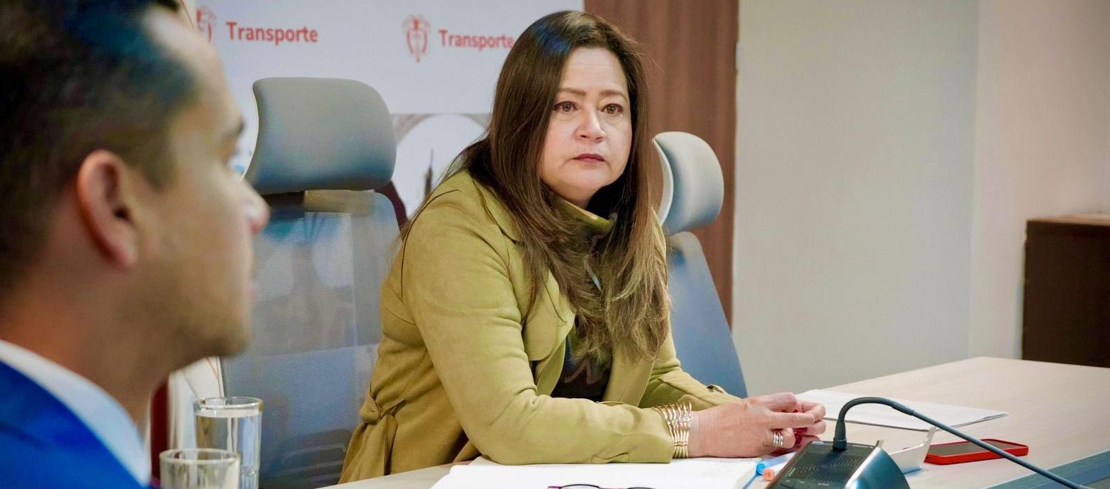 María Fernanda Rojas, ministra de Transporte.