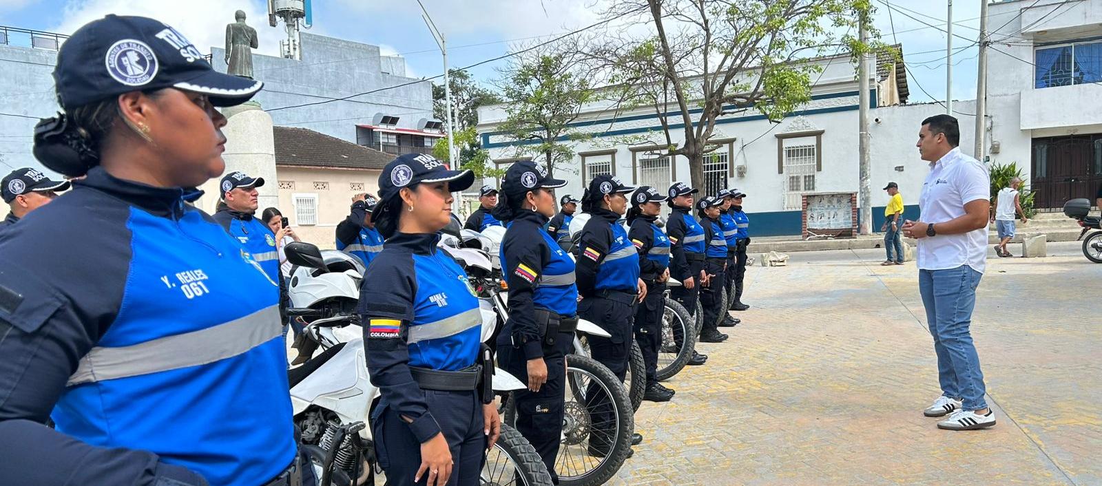 Mujeres agentes de tránsito en Soledad. 