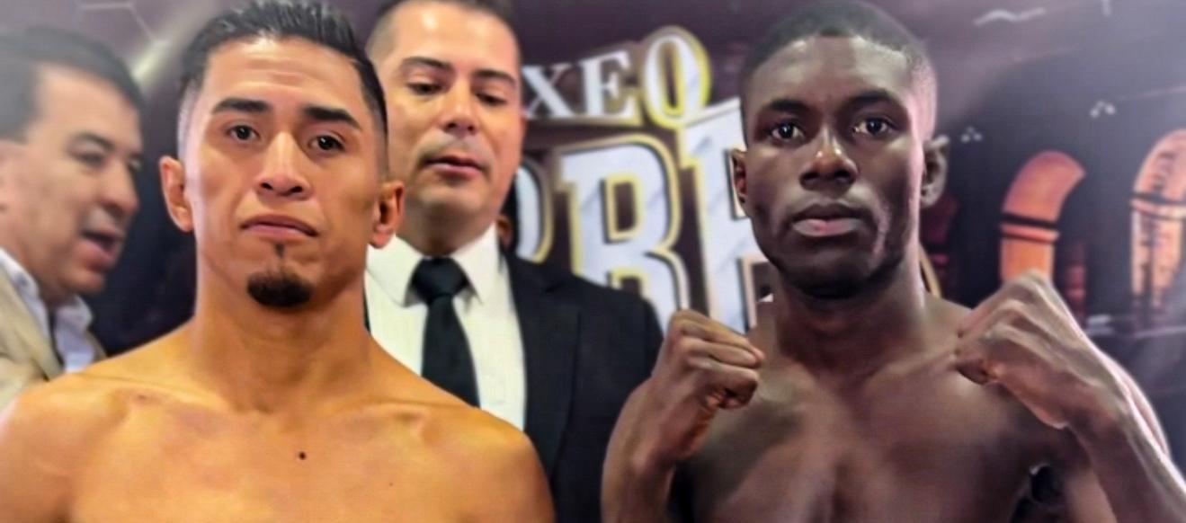 Alejandro Sarabia y Yuberjen Martínez, protagonistas de la pelea estelar. 