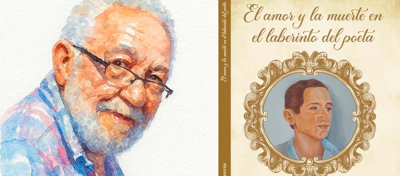 El autor Fernando Castañeda y la portada del libro.  