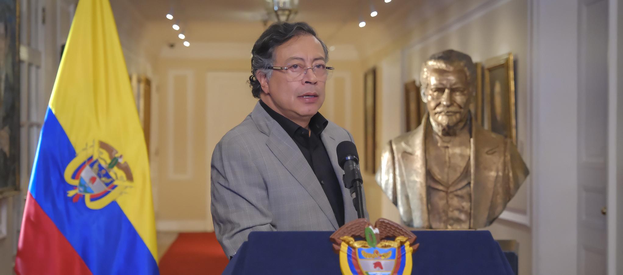 El Presidente Gustavo Petro.