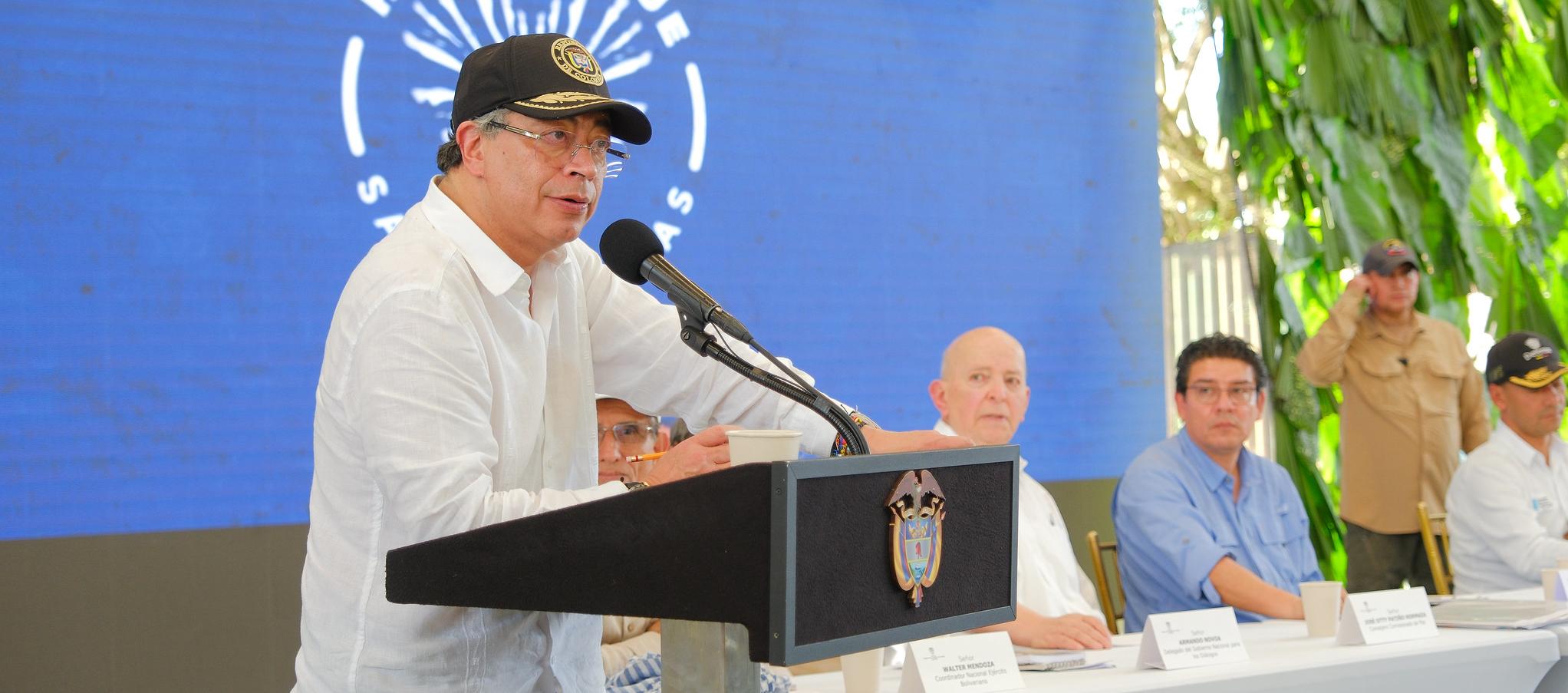 El Presidente Gustavo Petro.