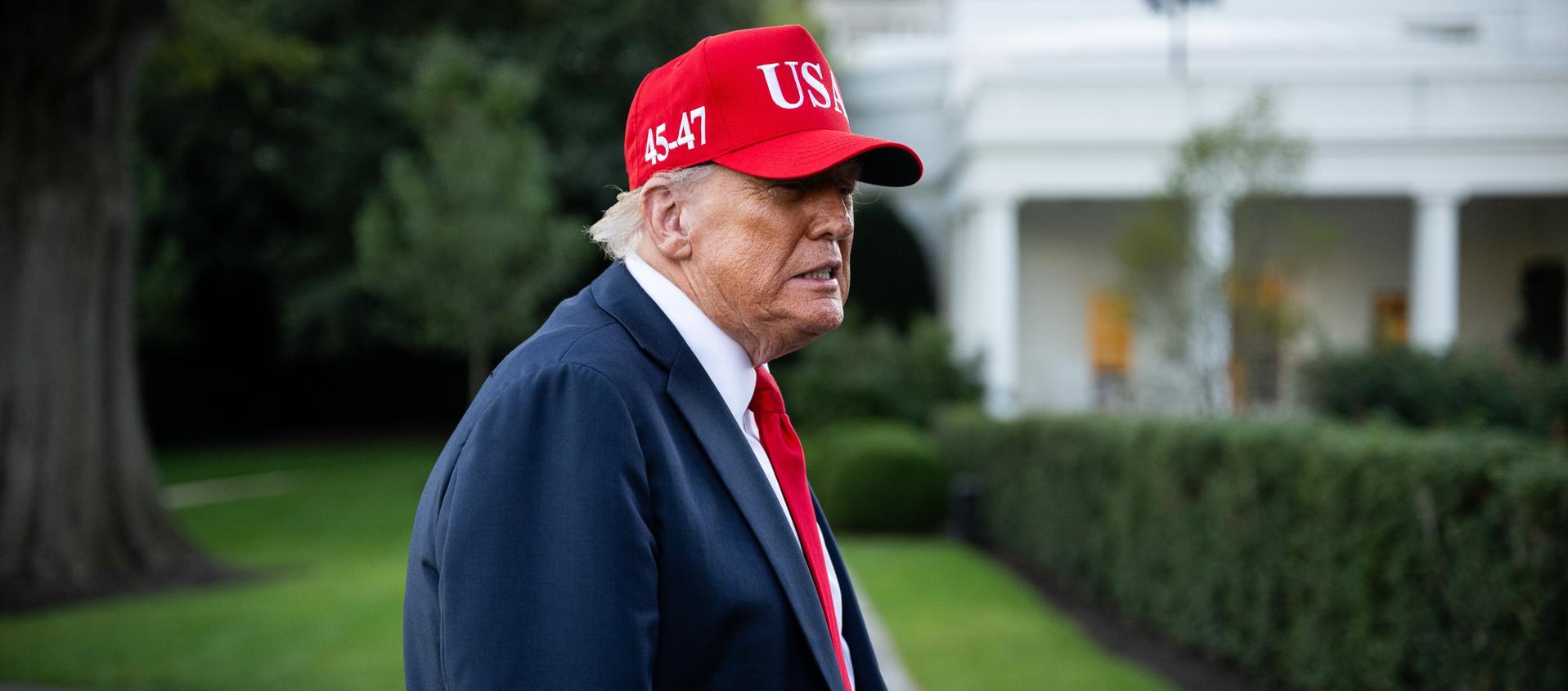 El Presidente de EE.UU., Donald Trump.