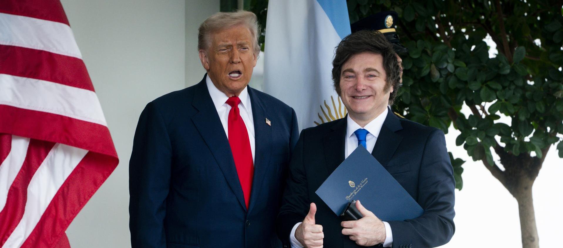Donald Trump y Javier Milei.