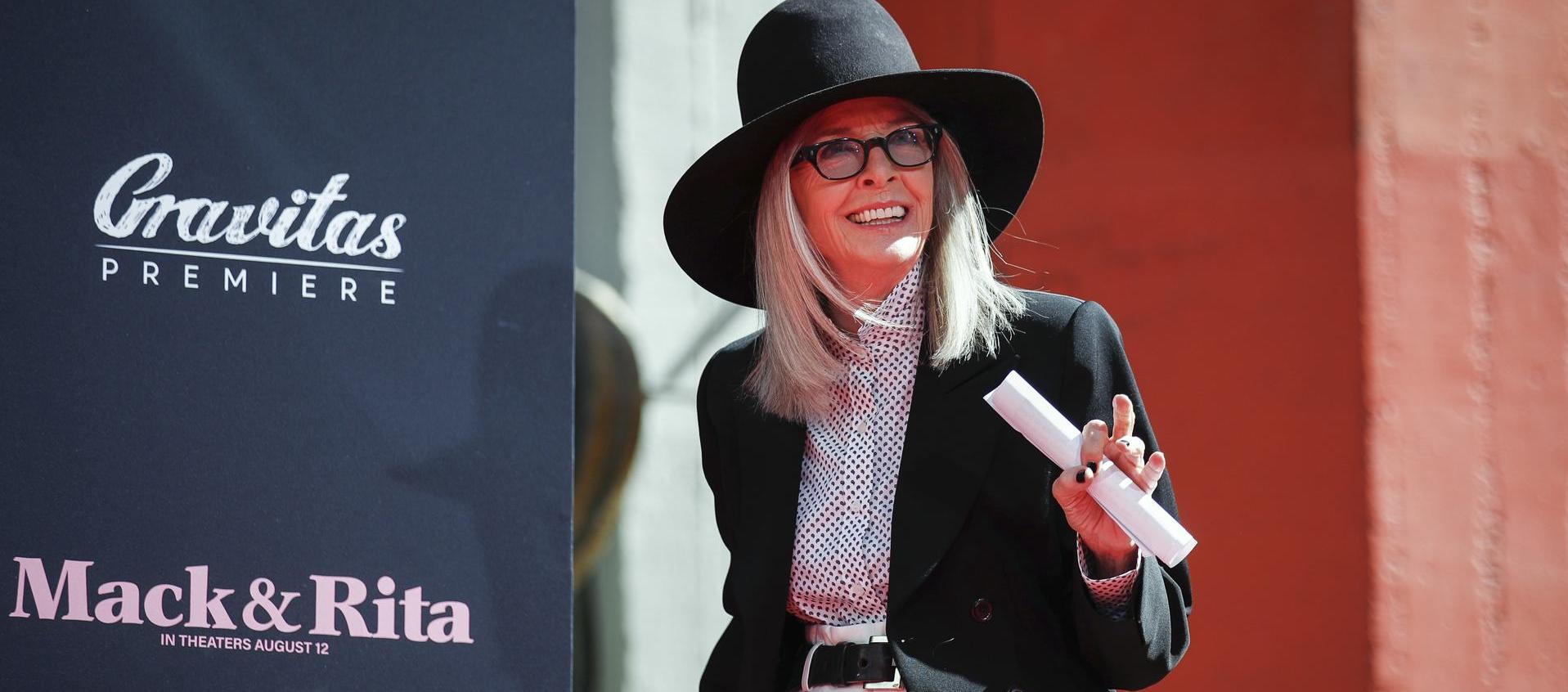 La actriz Diane Keaton.