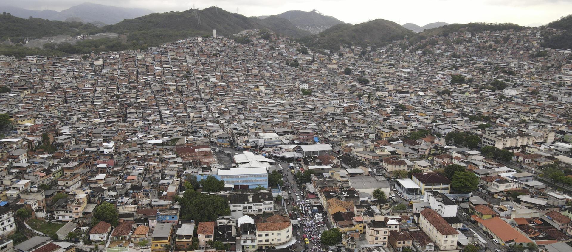 Favelas en Río de Janeiro, Brasil.