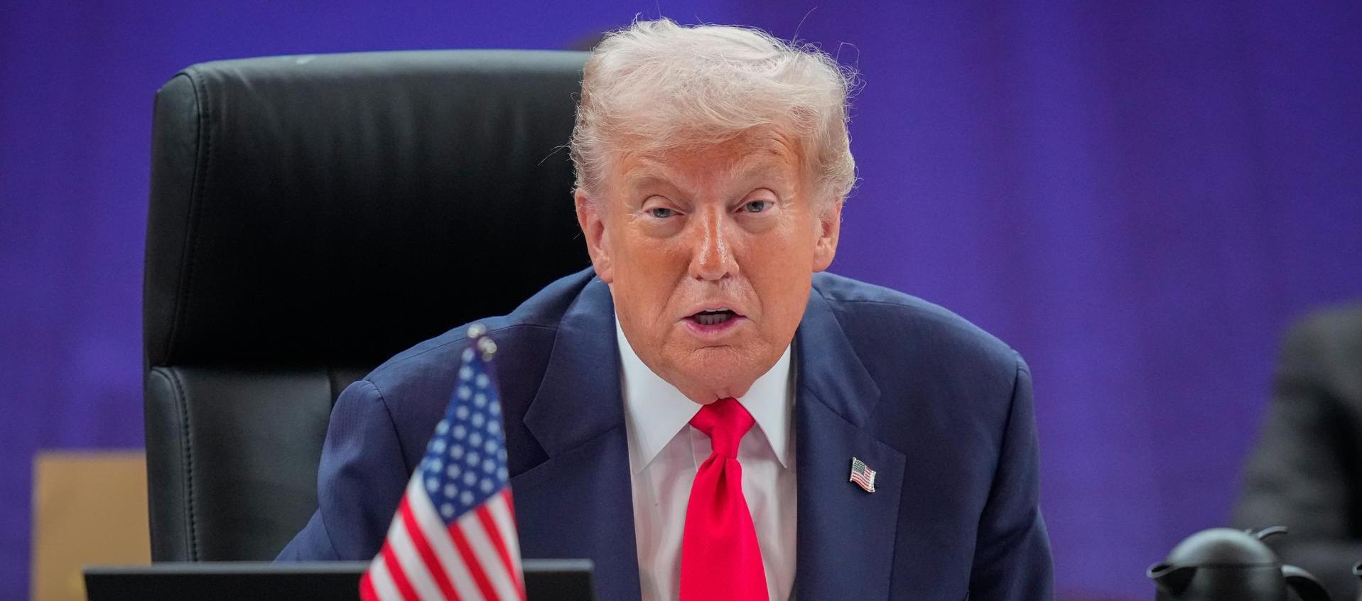 Donald Trump, Presidente de Estados Unidos.