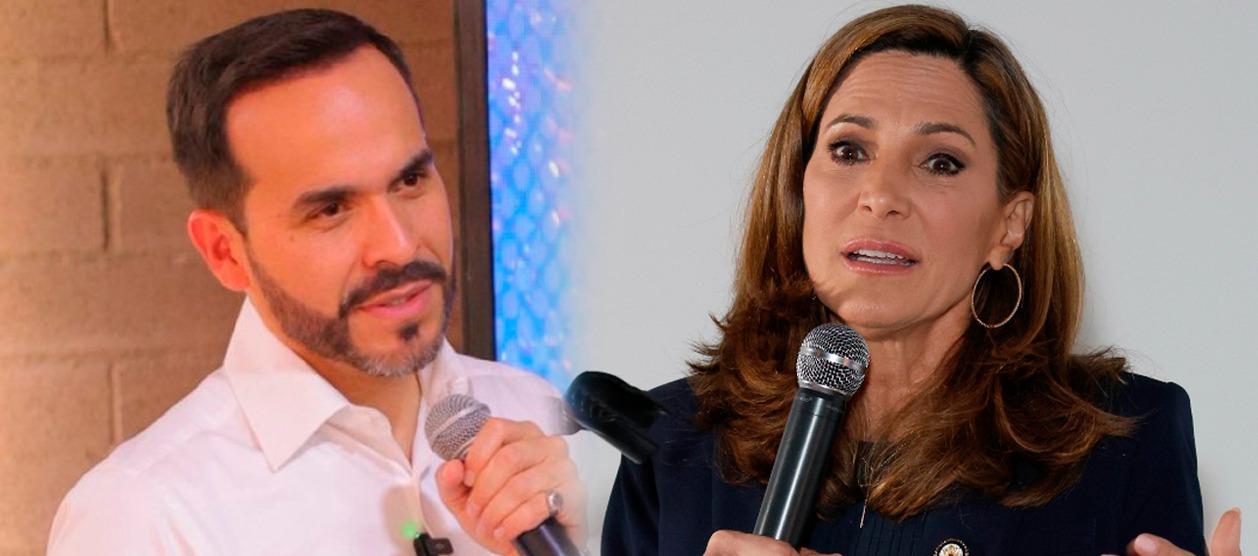 Abelardo de la Espriella y María Elvira Salazar