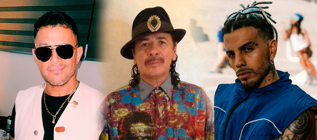 Alejandro Sanz, Carlos Santana y Rauw Alejandro