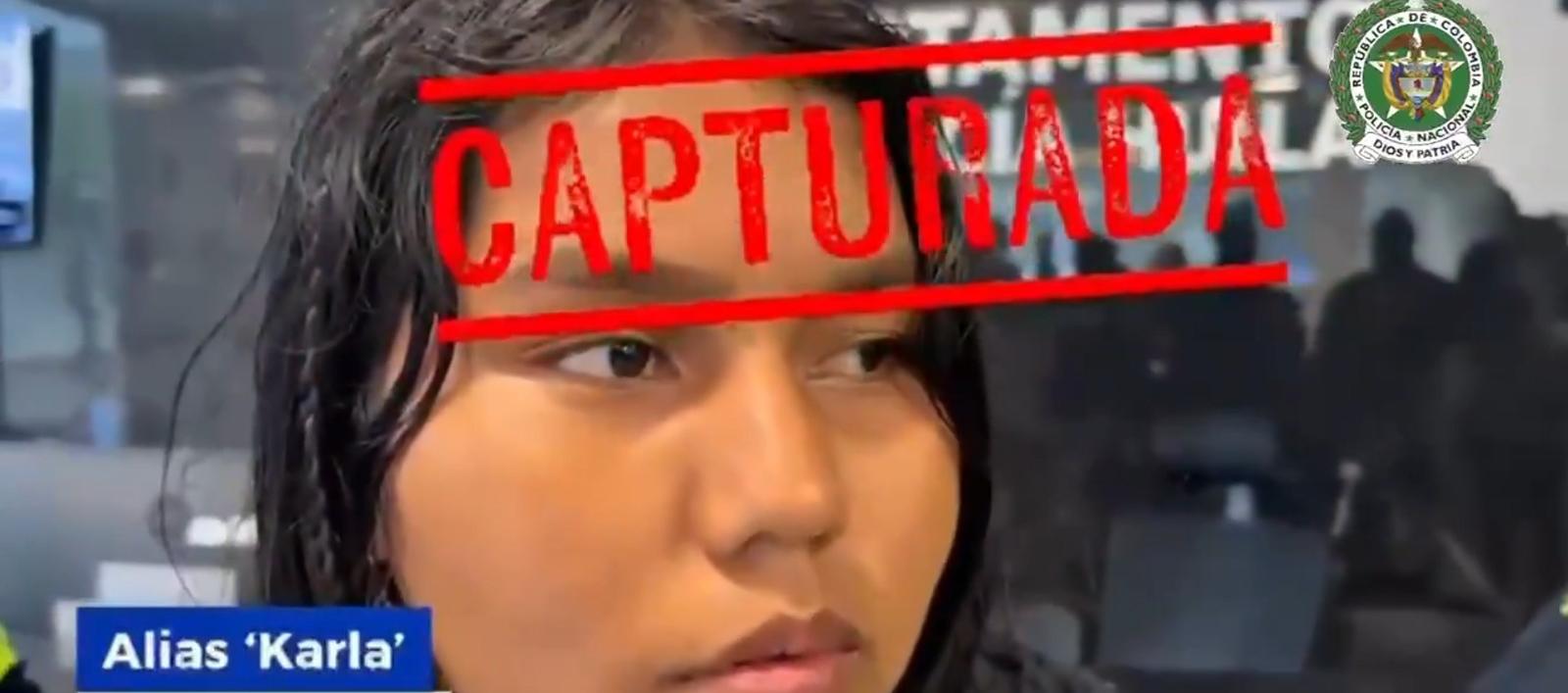 Alias ‘Karla’, capturada. 