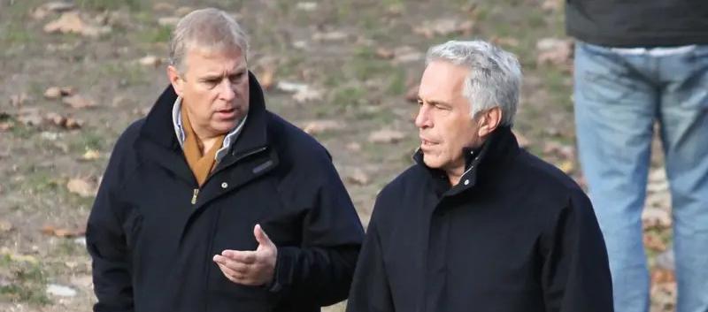 El príncipe Andrés y el magnate Jeffrey Epstein.
