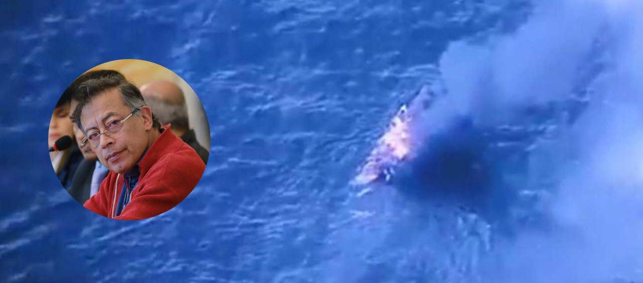 Ataque a lancha en el mar Caribe.