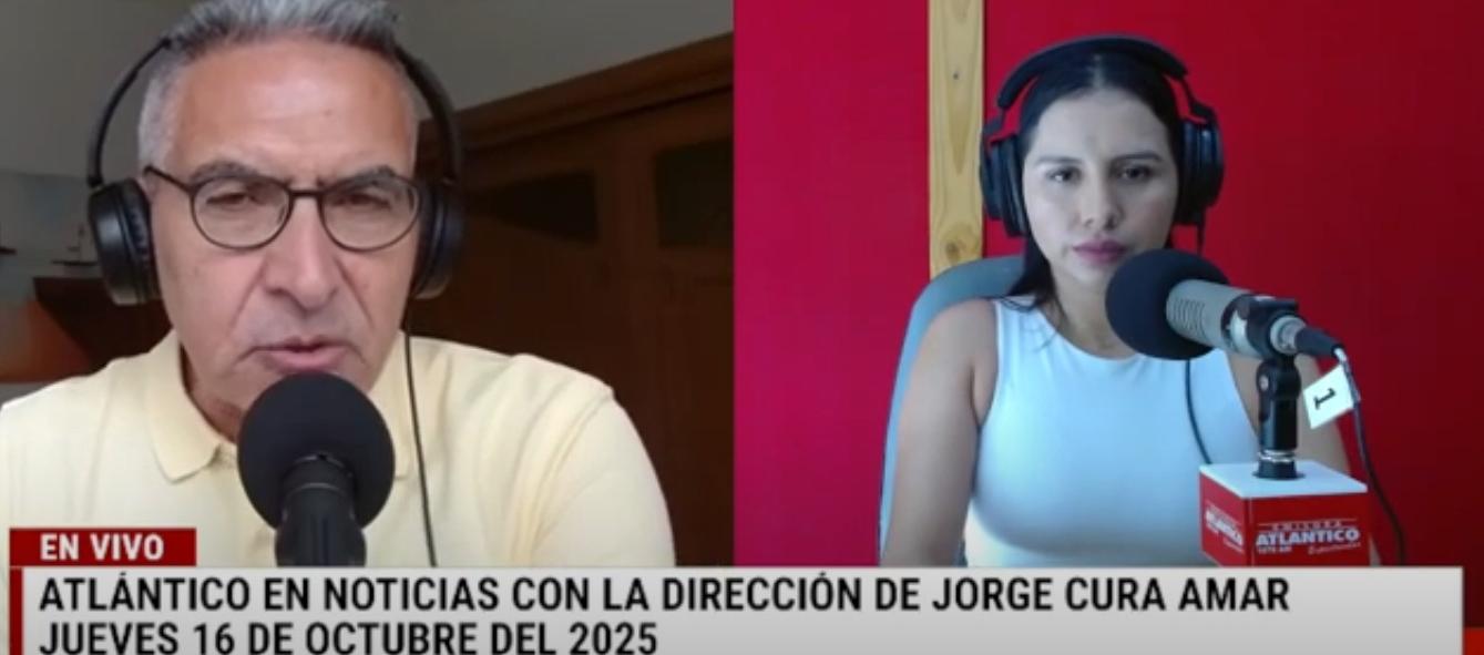 Transmisión de Atlántico en Noticias.
