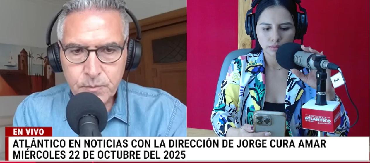 Transmisión de Atlántico en Noticias.